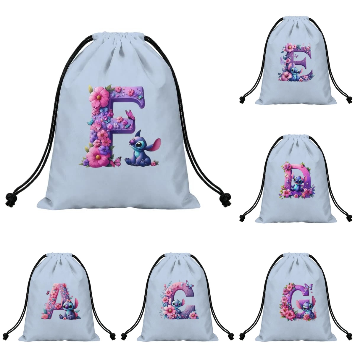 Drawstring Gym Bag - Bolsa con cordón con estampado de