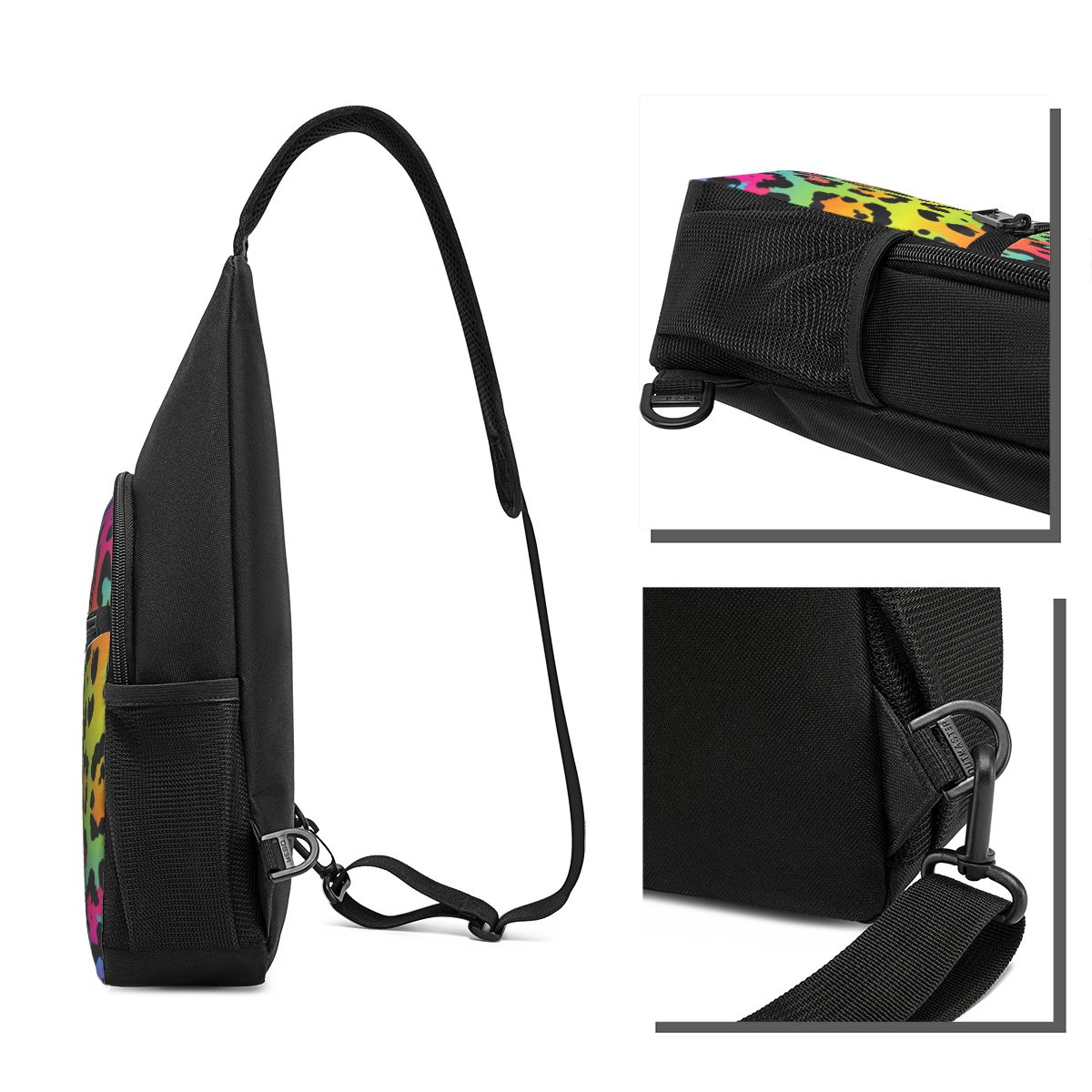 Bolso de pecho con estampado d - Sling Backpack Shoulder reseña y precio