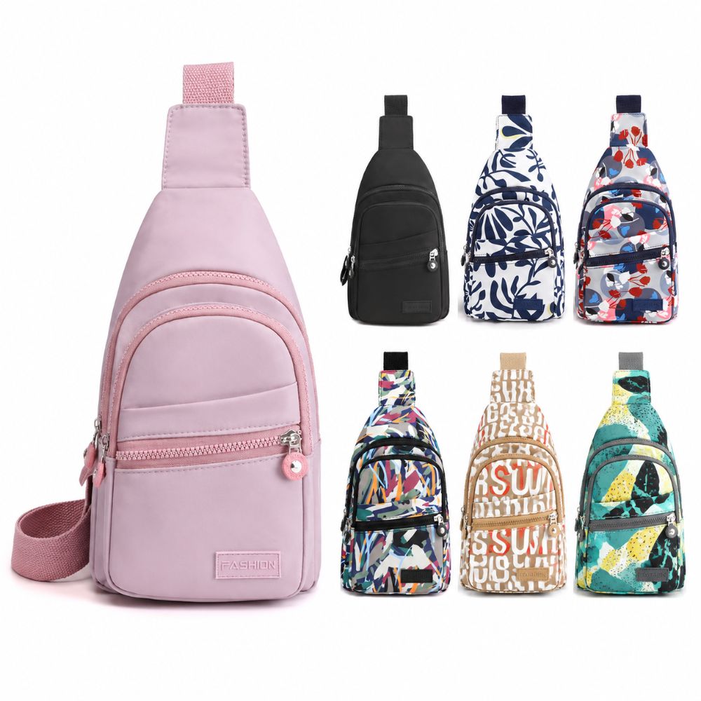 Bolsos de pecho de nailon para - Sling Backpack Shoulder reseña y precio
