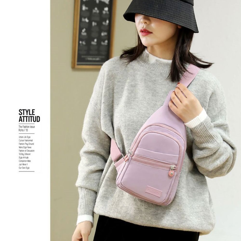 Bolsos de pecho de nailon para - Sling Backpack Shoulder reseña y precio