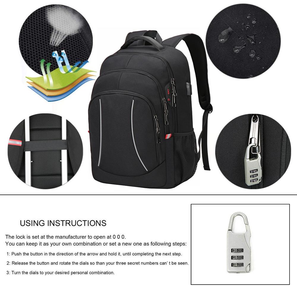 Mochila antirrobo multifunción - Laptop Backpack 15.6 reseña y precio