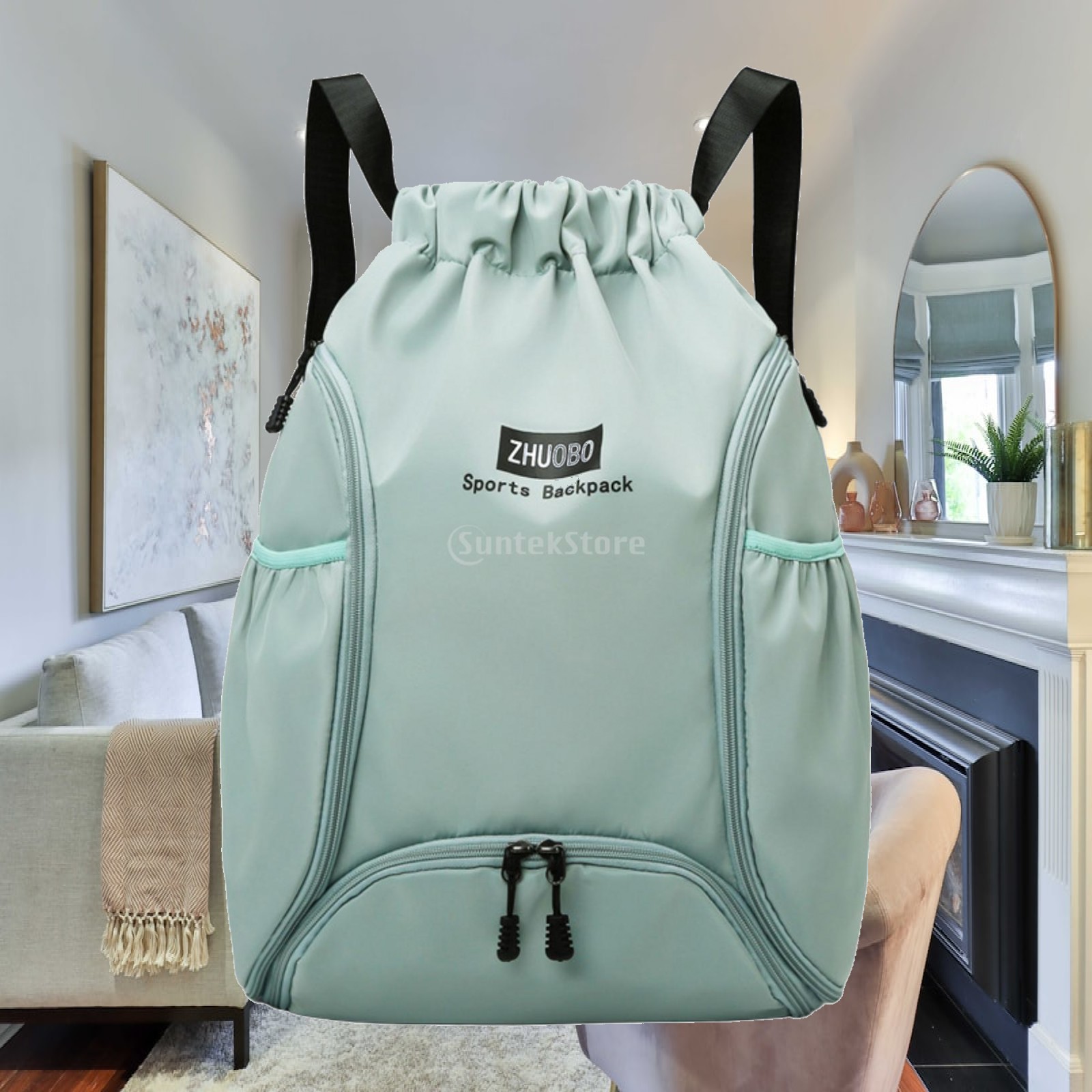Mochila de baloncesto con cord - Drawstring Gym Bag reseña y precio